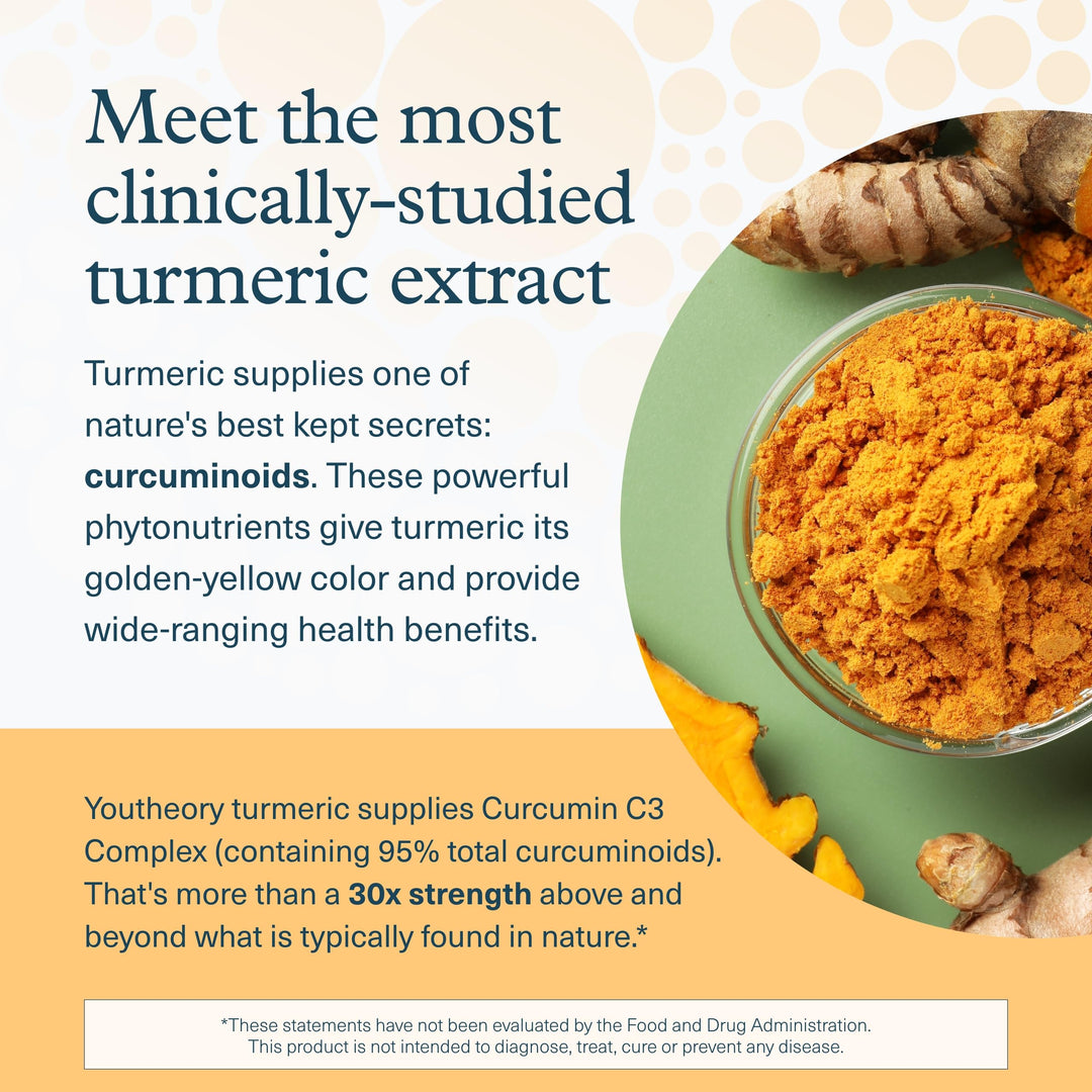 Youtheory Turmeric Advanced, 450 mg, 120 Count