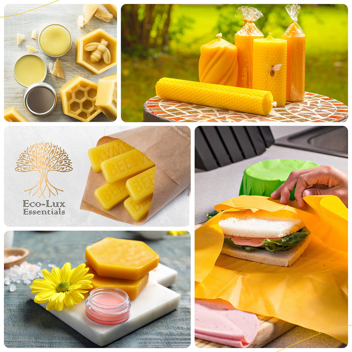 Eco-Lux Essentials Beeswax Blocks, 180 g
