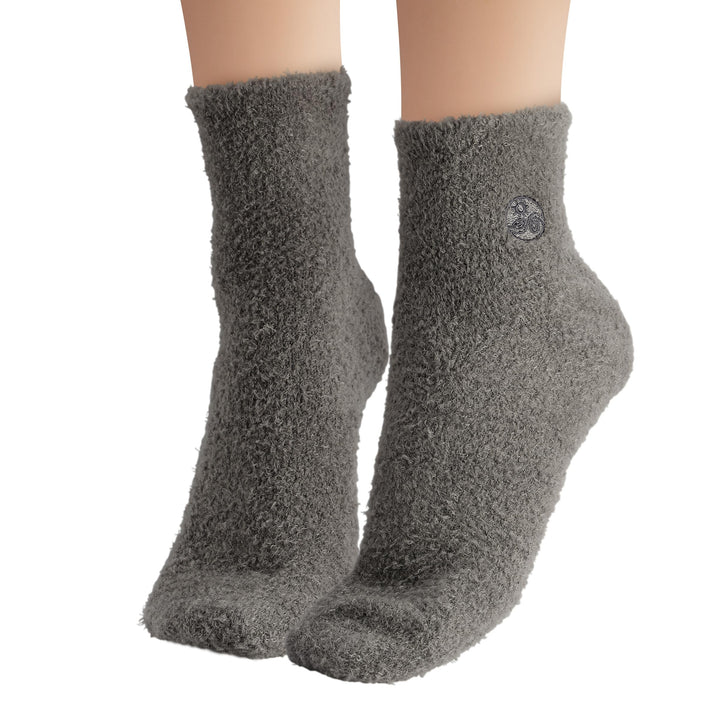 Earth Therapeutics Aloe Socks, Grey, 1 Pack