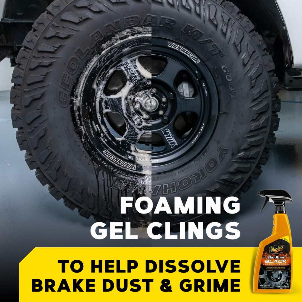 Meguiar's Hot Rims Black Wheel Cleaner, 24 oz