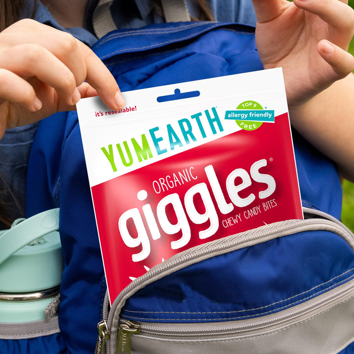 YumEarth Organic Giggles Chewy Candy, Fruit, 5 oz