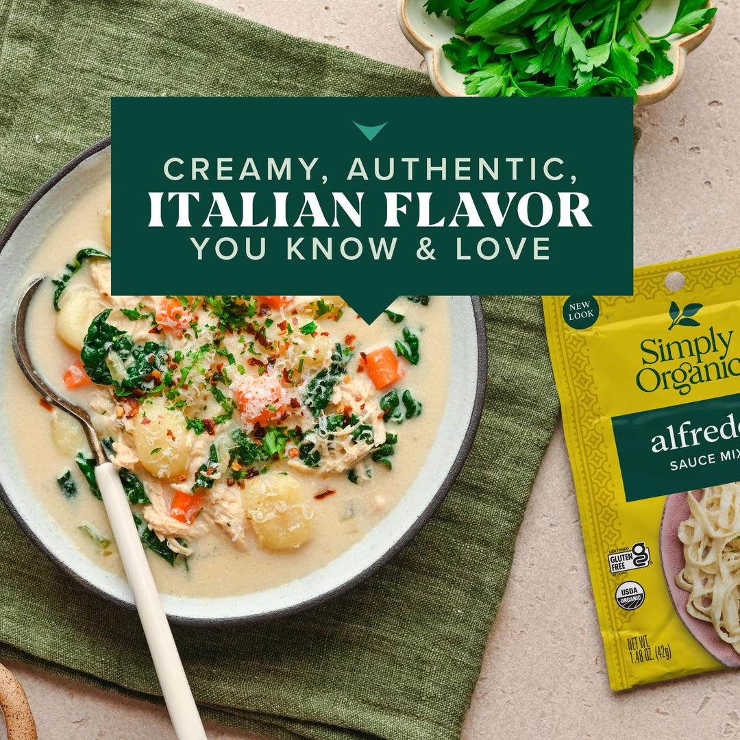 Simply Organic Alfredo Sauce Mix, 1.48 oz