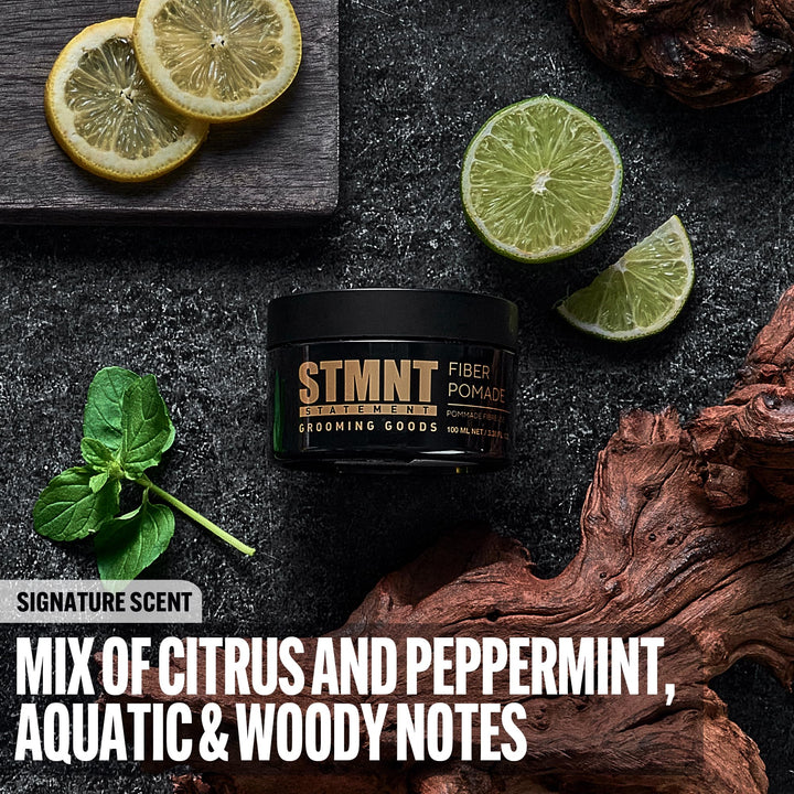 STMNT Grooming Goods Fiber Pomade, 3.38 oz