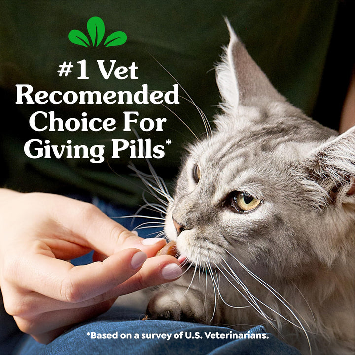 Greenies Feline Pill Pockets Soft Cat Treats, Chicken Flavor, 45 Count