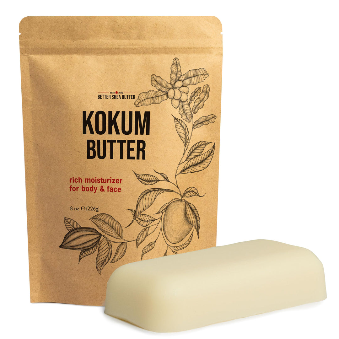 Better Shea Butter Kokum Butter, Unscented, 8 oz