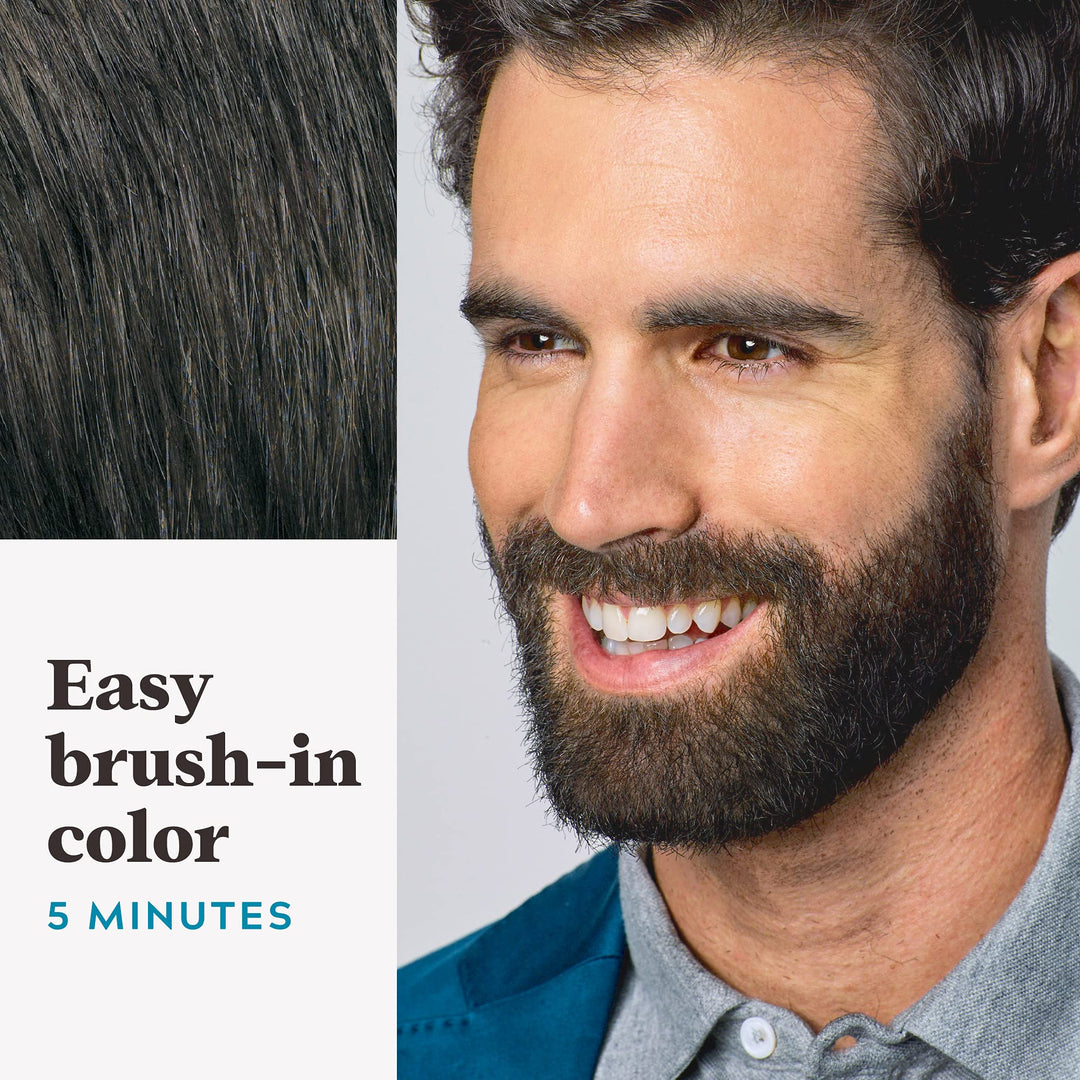 Just for Men Mustache & Beard Color Gel, Deep Dark Brown