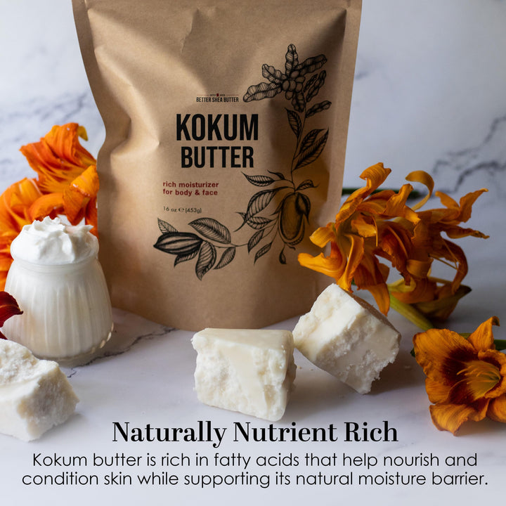Better Shea Butter Kokum Butter, Unscented, 8 oz