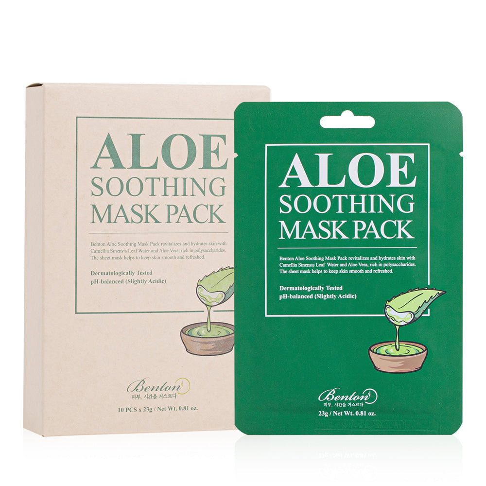 Aloe Soothing Mask Pack [1Box] 23g x 10ea