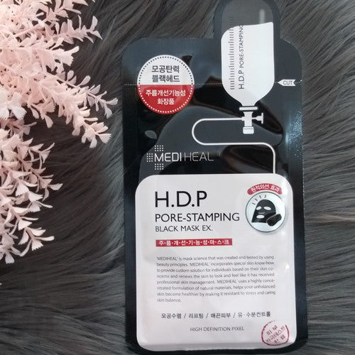 H.D.P Pore-Stamping Black Mask EX 25ml*10ea