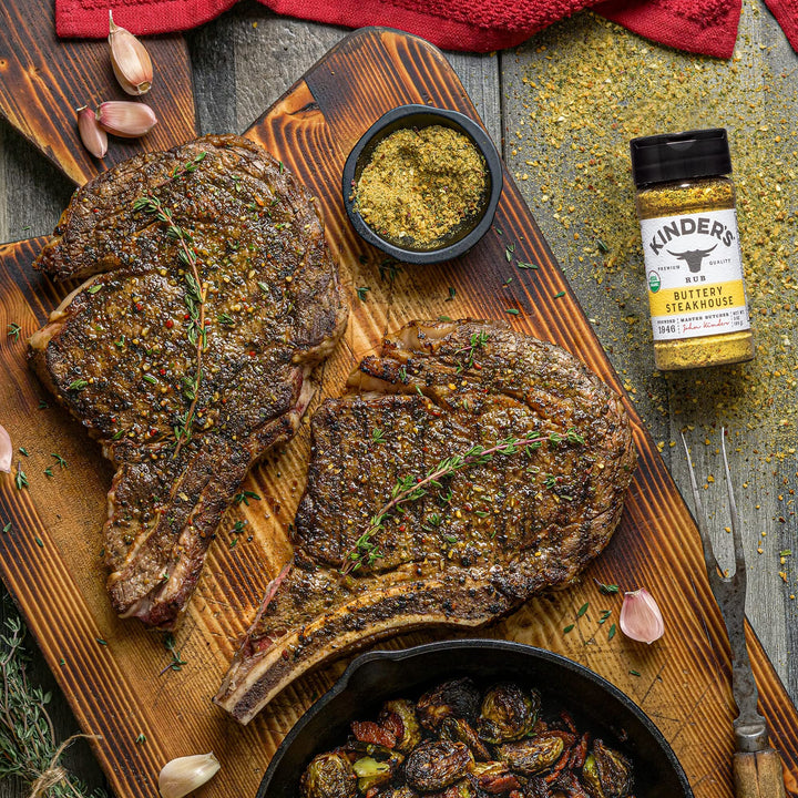 KINDER'S Organic Buttery Steakhouse Rub, 3 oz