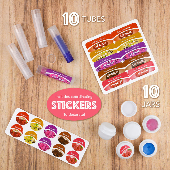 KEFF Lip Balm Making Kit, 51 Count