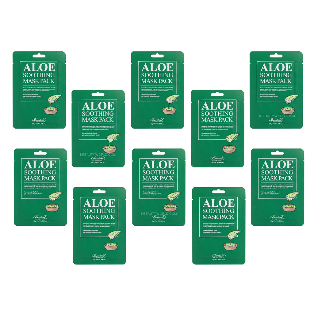 Aloe Soothing Mask Pack [1Box] 23g x 10ea