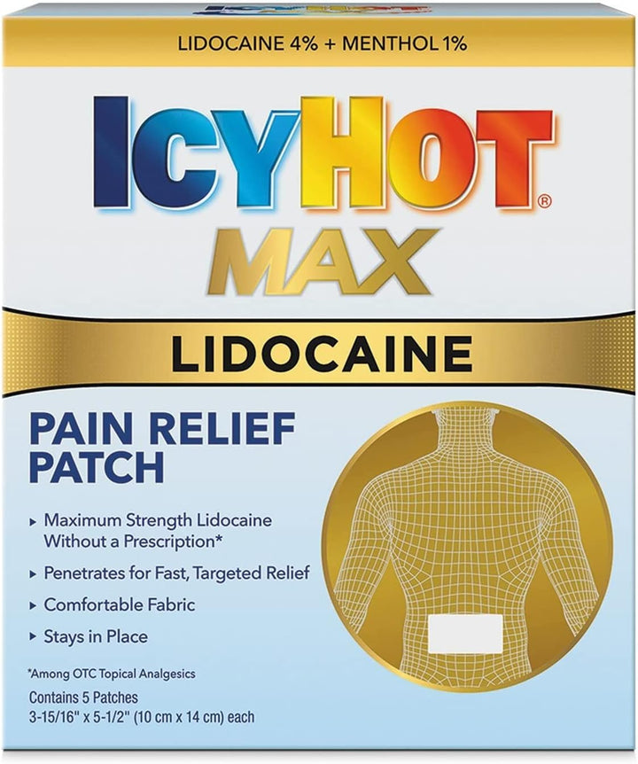 Lidocaine Patch Plus Menthol - 5 Count