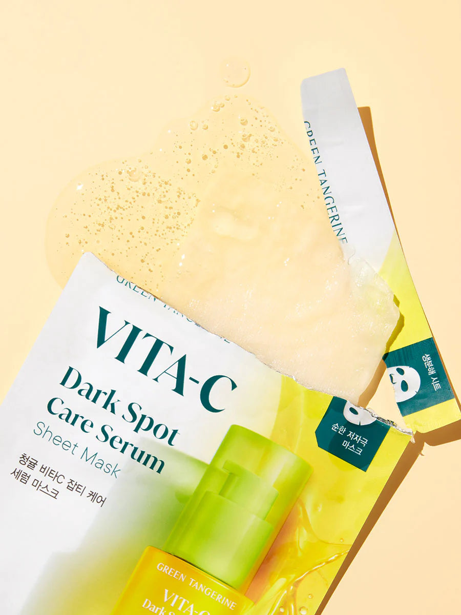 Green Tangerine Vita C Dark Circle Care Serum Mask 5pcs