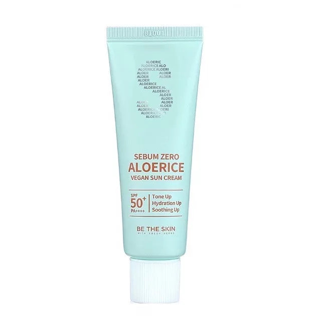 Sebum Zero Aloerice Vegan Sun Cream SPF 50+, PA++++ 50ml