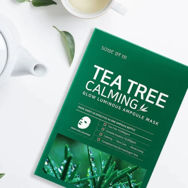 30 DAYS TEA TREE CALMING GLOW LUMINOUS AMPOULE MASK 25g*10ea