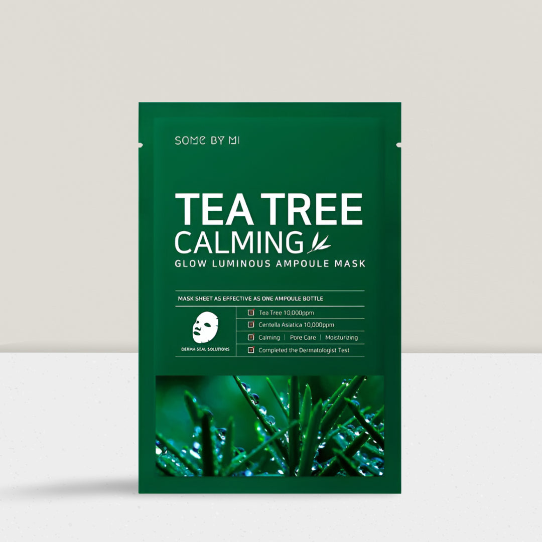 30 DAYS TEA TREE CALMING GLOW LUMINOUS AMPOULE MASK 25g*10ea