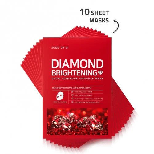 RED DIAMOND BRIGHTENING GLOW LUMINOUS AMPOULE MASK 25g*10ea