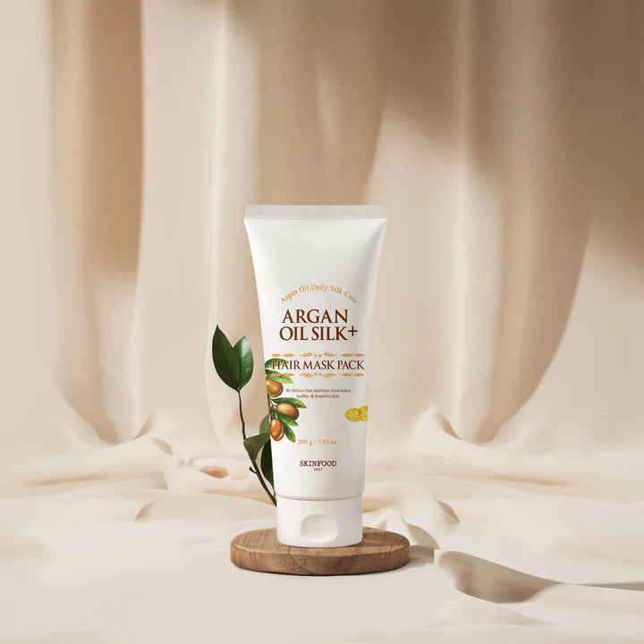 ARGAN OIL SILK PLUS HAIR MASK PACK 200g