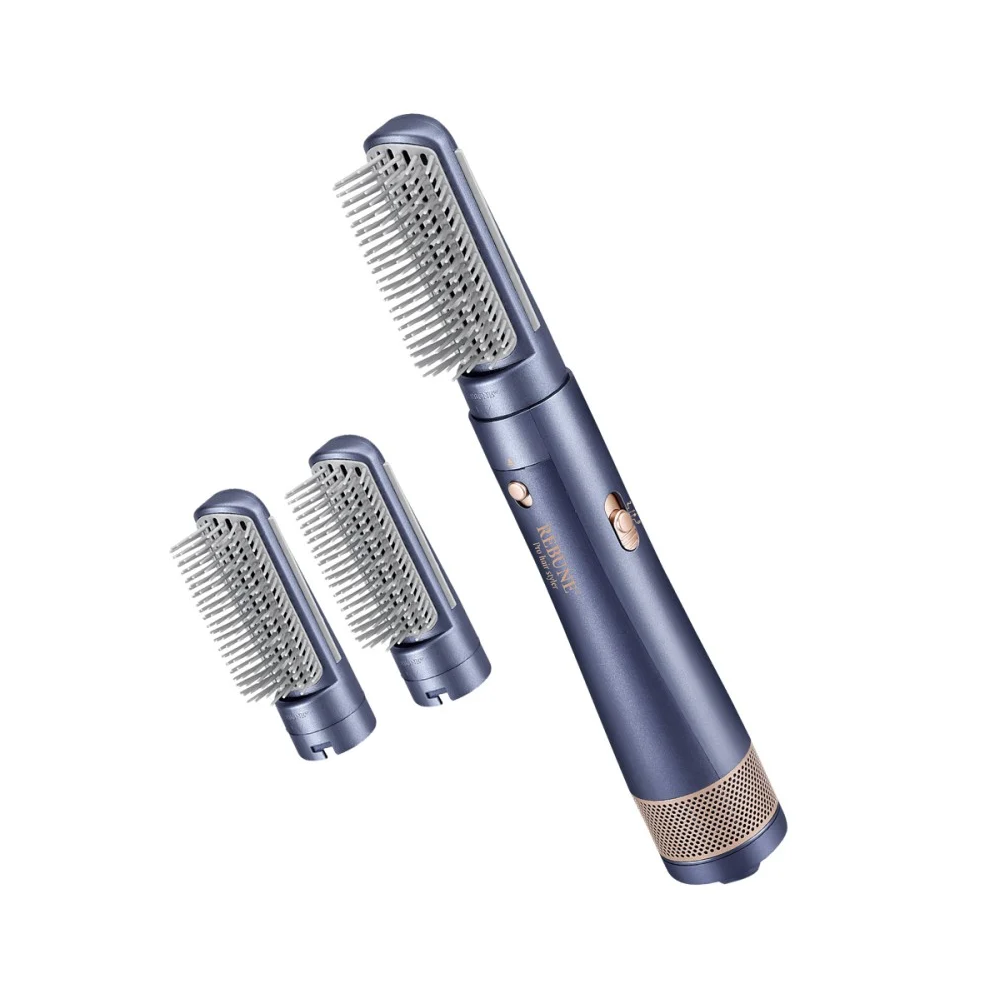 Hair dryer with two brushes, developed with ions, two heat and cold levels, 1200 watts RE-2201-2