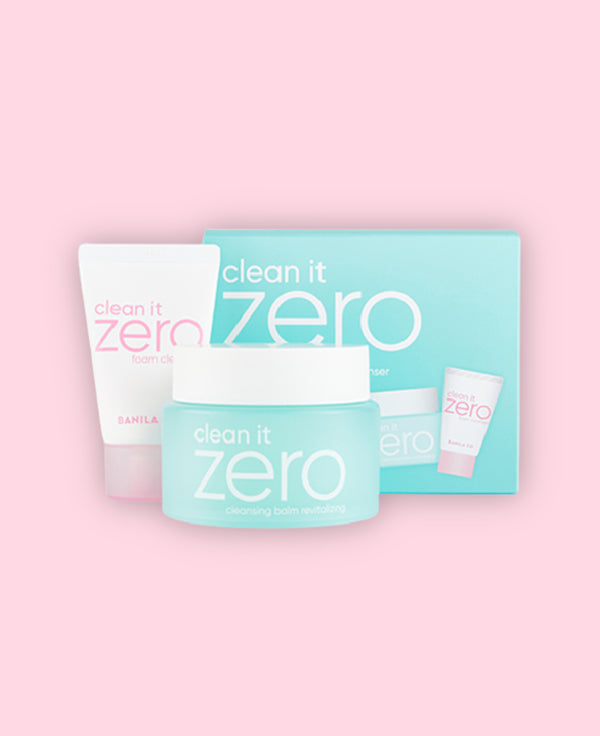 Clean It Zero Cleansing Balm Revitalizing Foam Set