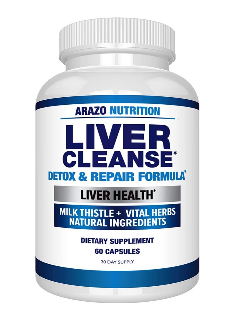 Liver Cleanse Detox & Repair Formula, Arazo Nutrition