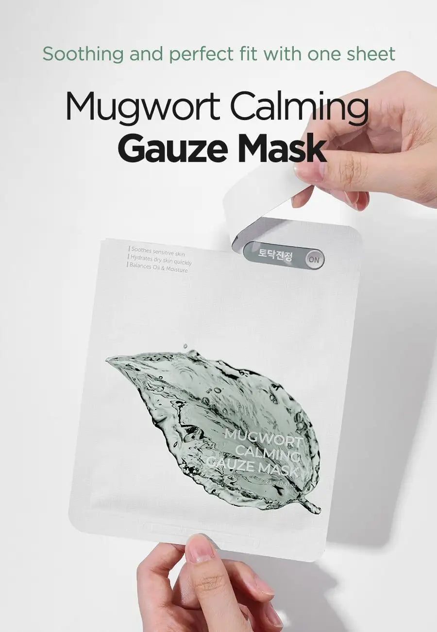 Mugwort Calming Gauze Mask 10ea