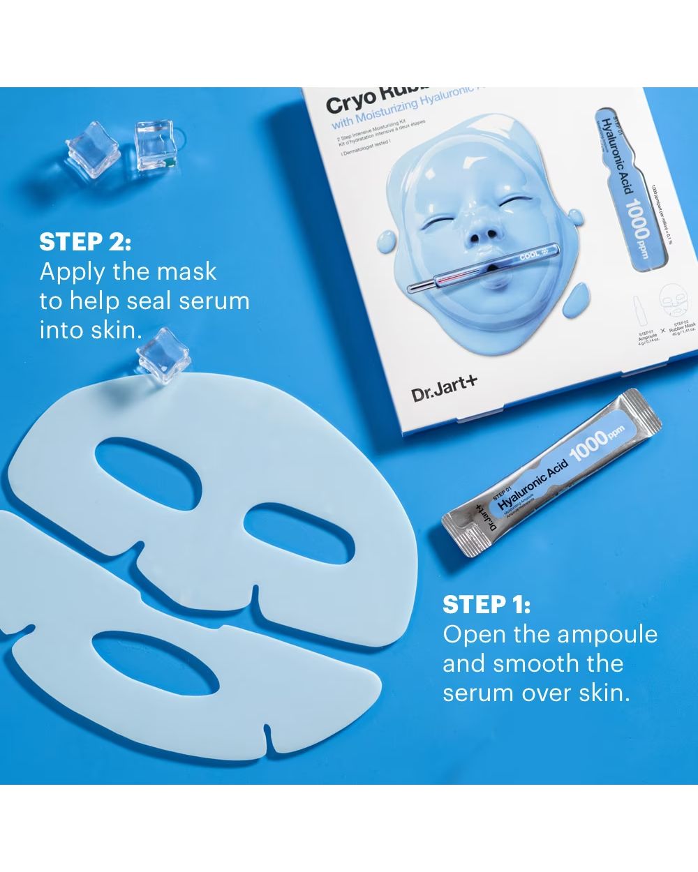 Cryo Rubber Mask with Moisturizing Hyaluronic Acid 4g+40g