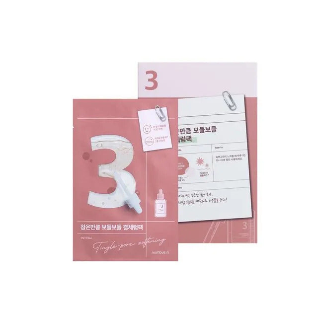 No.3 Tingle-Pore Softening Sheet Mask (4ea)