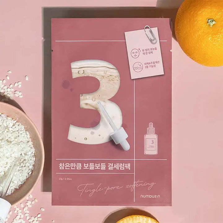 No.3 Tingle-Pore Softening Sheet Mask (1ea)