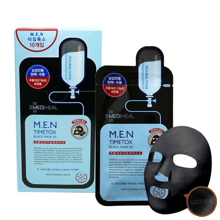 M.E.N Timetox Black Mask EX 25ml*10ea