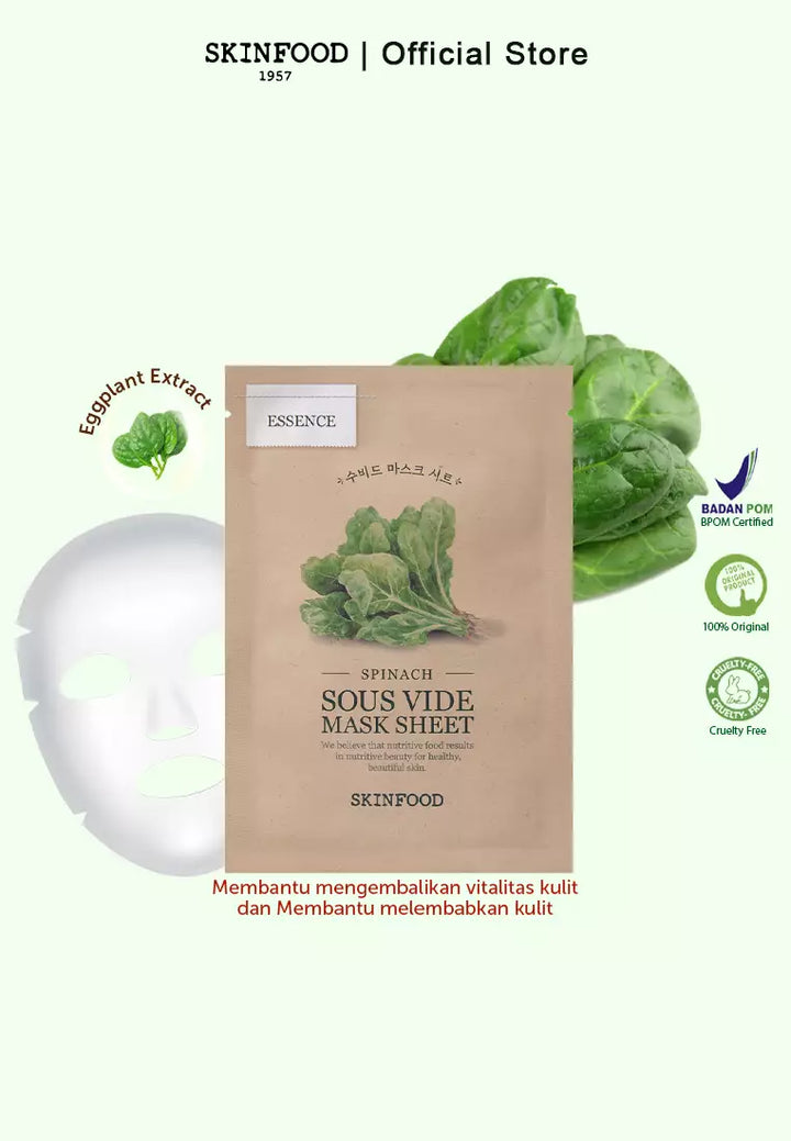 SPINACH SOUS VIDE MASK SHEET 22g