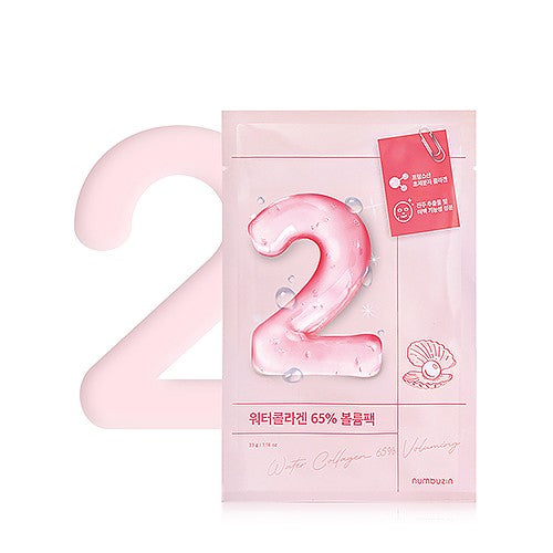 No.2 Water Collagen 65% Voluming Sheet Mask (1ea)