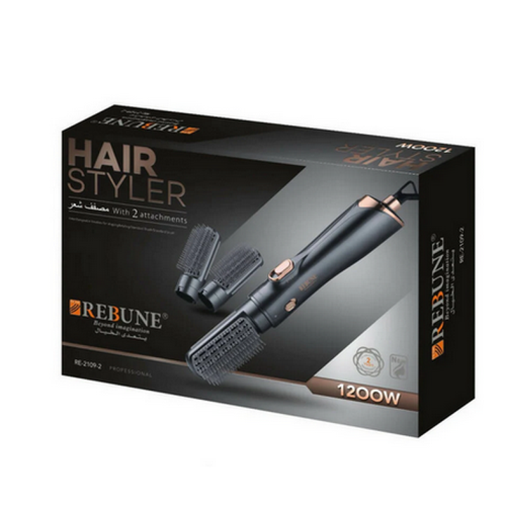 Silver Hair Dryer Styler 1200 Watt -RE-2109