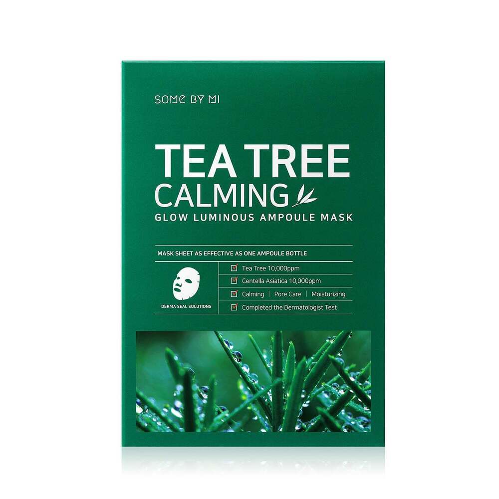 30 DAYS TEA TREE CALMING GLOW LUMINOUS AMPOULE MASK 25g*10ea